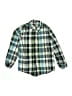 Tea 100% Cotton Plaid Green Long Sleeve Button-Down Shirt Size 6 - photo 1