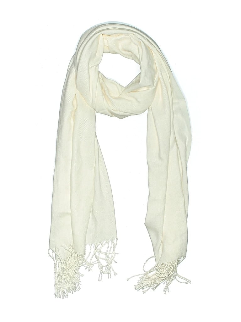 Pre-owned Unbranded Scarf In White