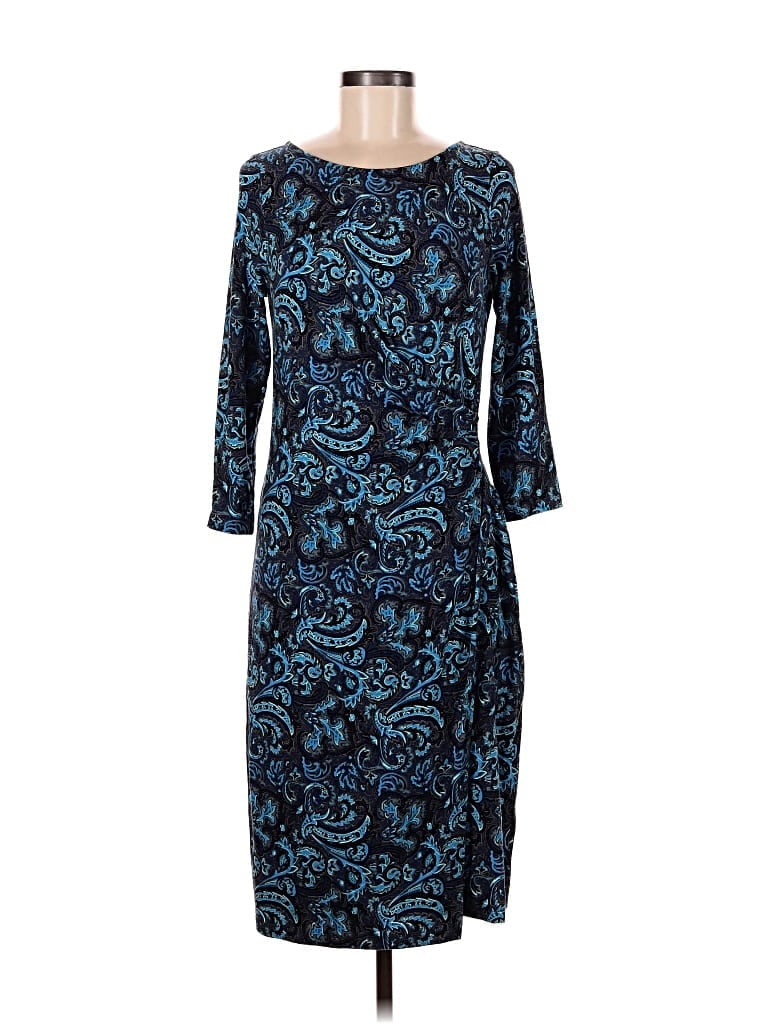 Pre-owned Talbots Cocktail Dress In Blue