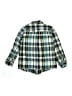 Tea 100% Cotton Plaid Green Long Sleeve Button-Down Shirt Size 6 - photo 2