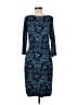 Talbots Paisley Blue Cocktail Dress Size S - photo 2
