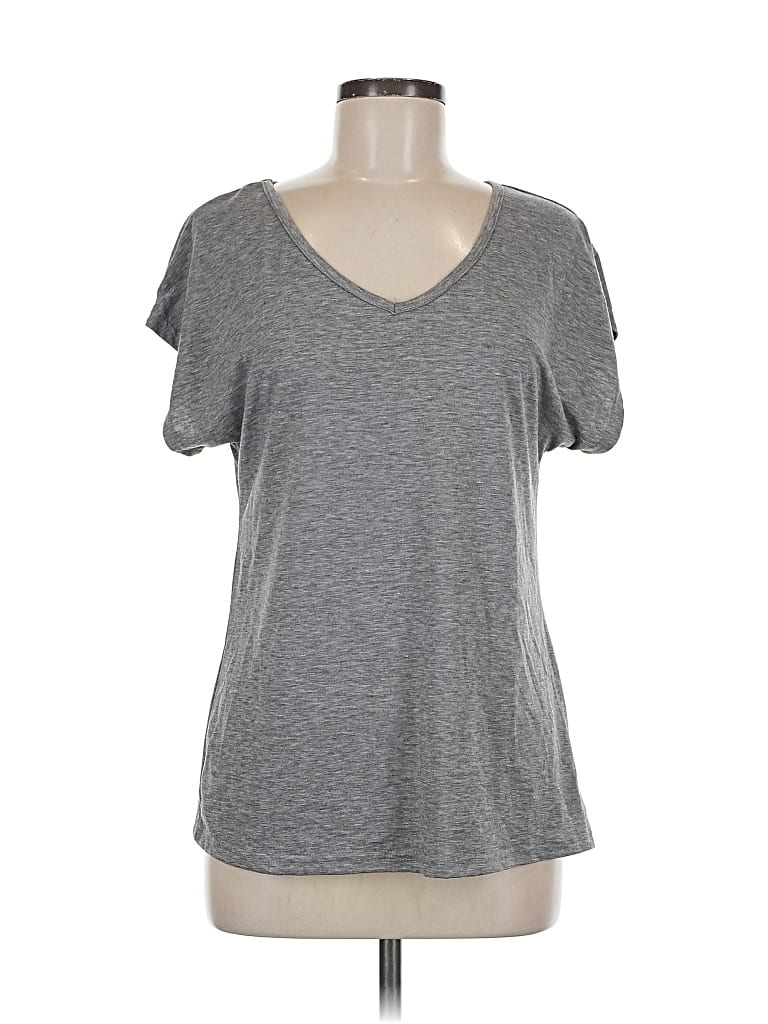 Pre-owned Unbranded Short Sleeve T-shirt In Gray