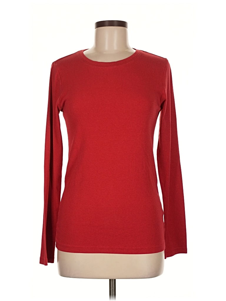 Pre-owned Gap Long Sleeve T-shirt In Red