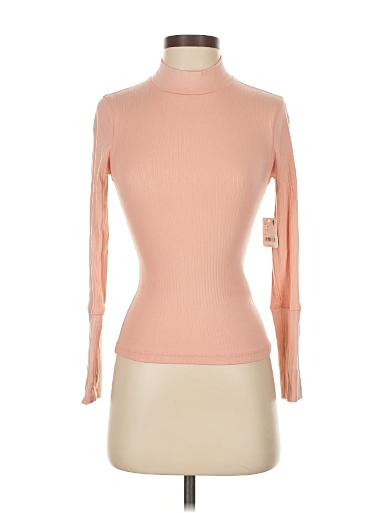 Pre-owned Intimately By Free People Long Sleeve Turtleneck In Brown