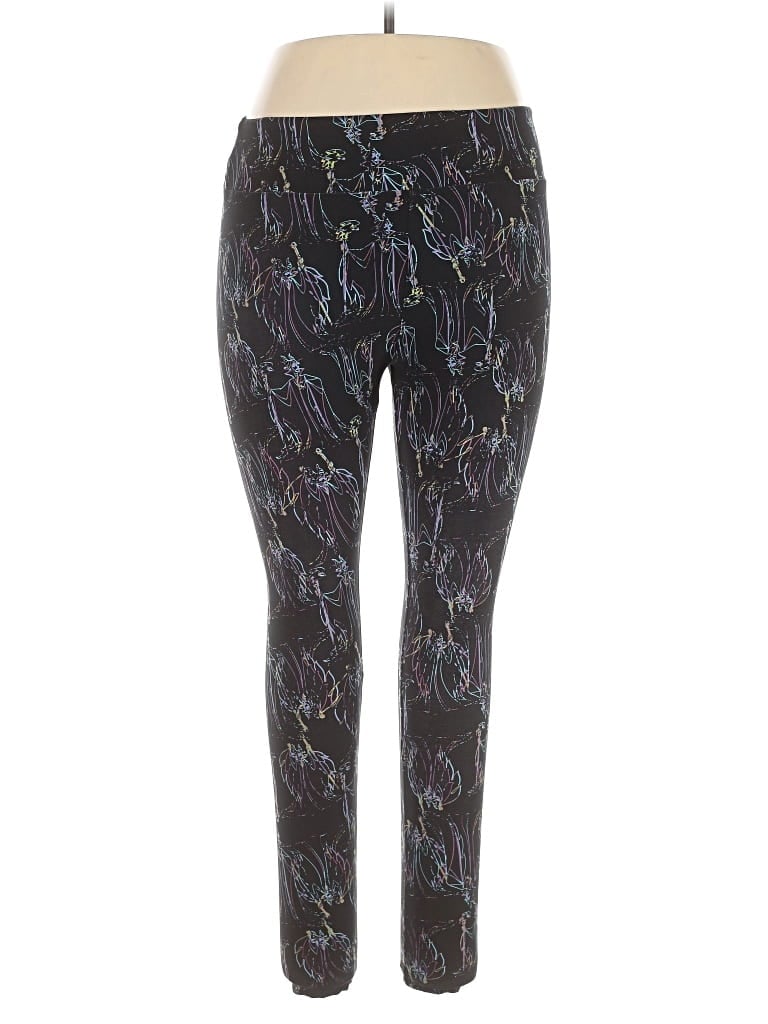 Pre-owned Lularoe Active Pants In Black