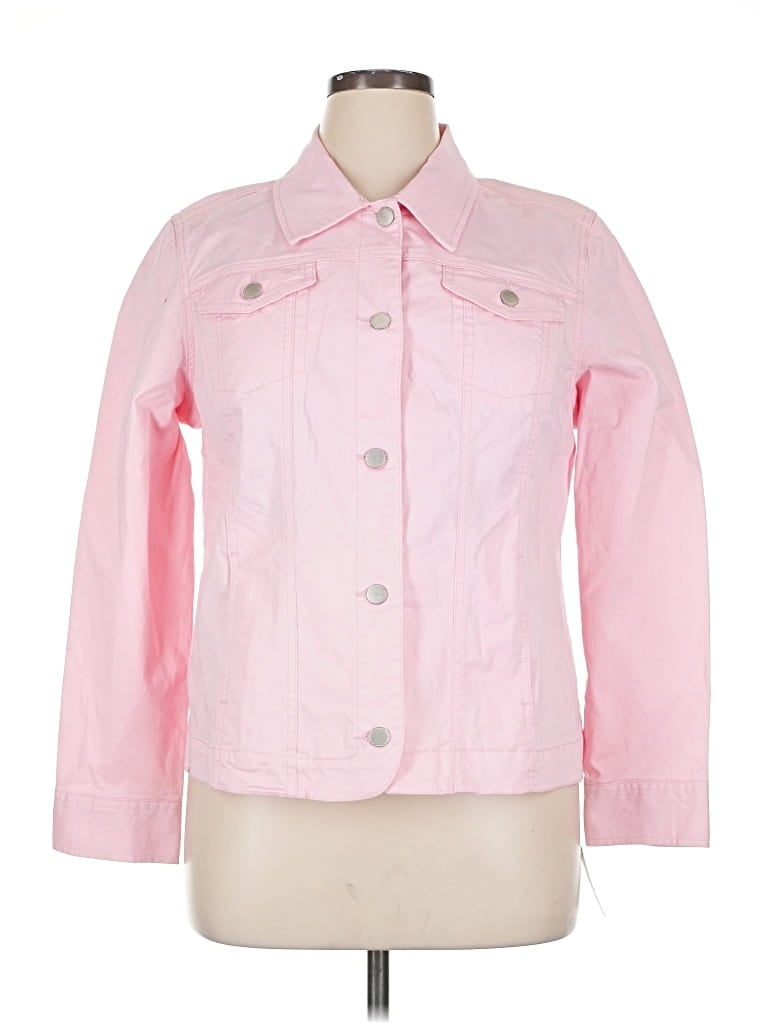 Pre-owned Croft & Barrow Jacket In Pink