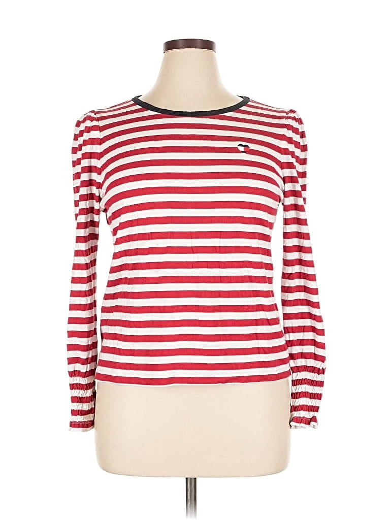 Pre-owned Tommy Hilfiger Long Sleeve T-shirt In Red