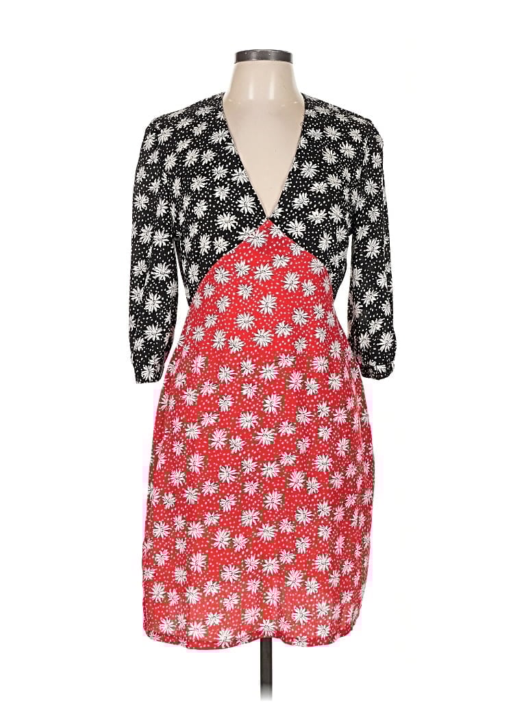 Pre-owned Boohoo Casual Dress In Red