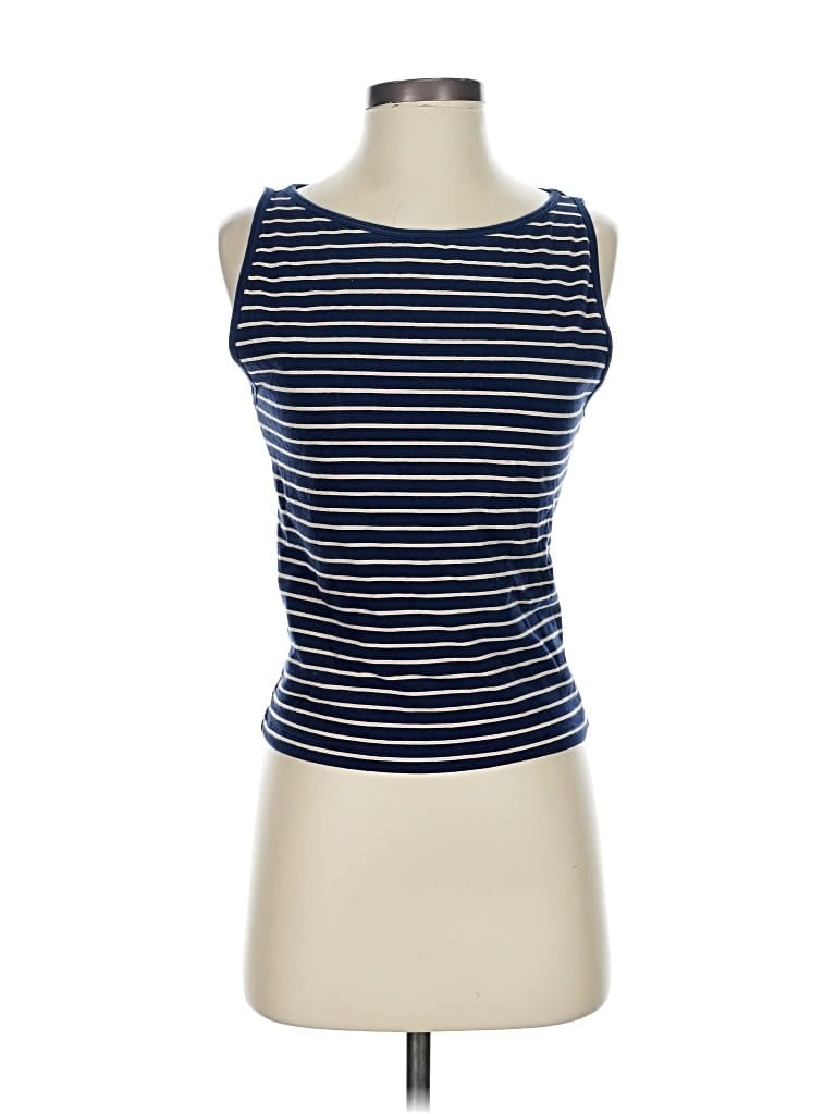 Pre-owned Abercrombie & Fitch Sleeveless T-shirt In Blue