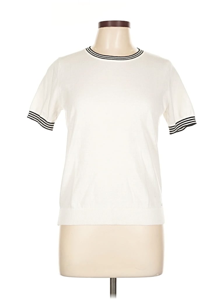 Pre-owned Calvin Klein Sweatshirt In White