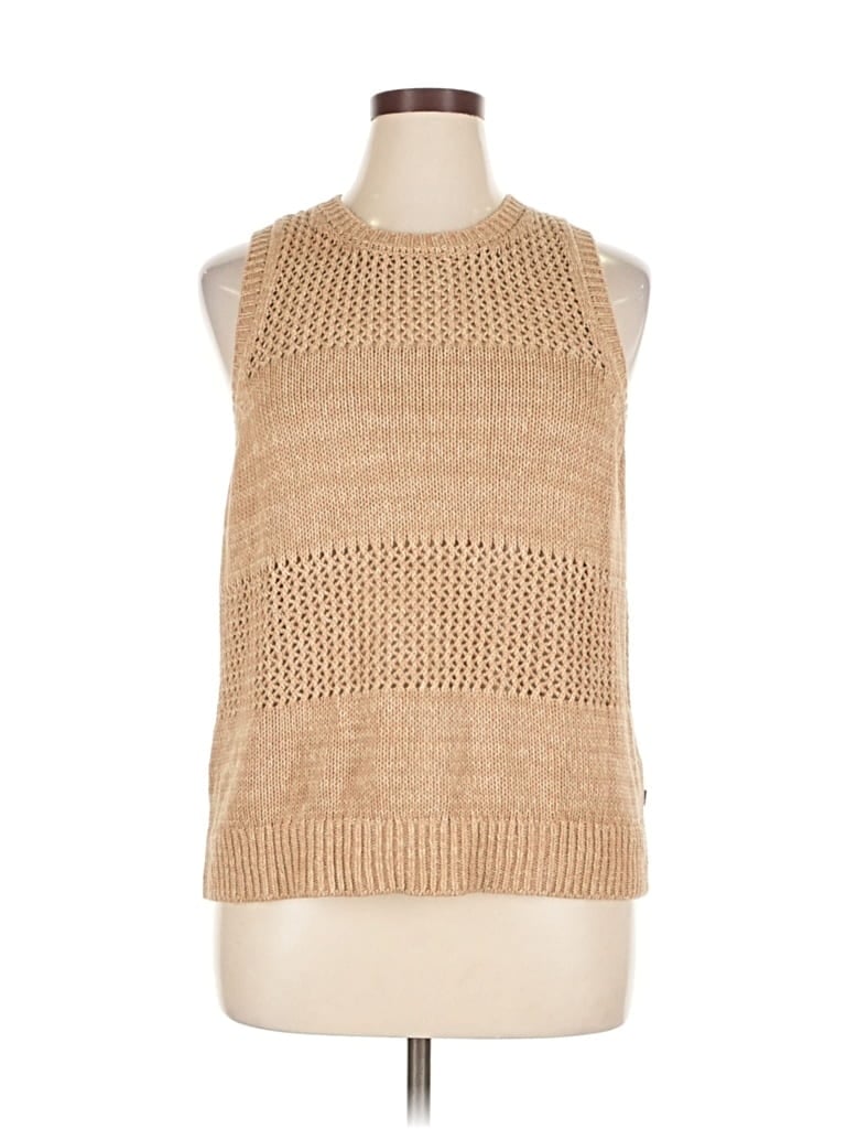 Pre-owned Nautica Sweater Vest In Brown