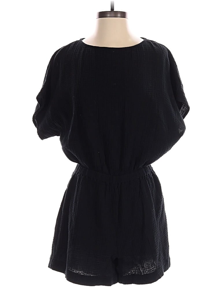 Pre-owned Saks Fifth Avenue Romper In Black
