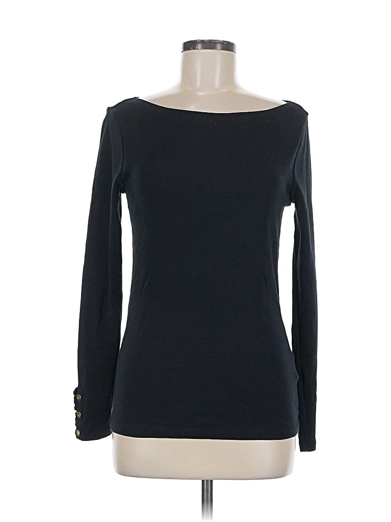 Pre-owned Polo Ralph Lauren Long Sleeve T-shirt In Black