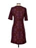 Taylor Print Burgundy Cocktail Dress Size 4 - photo 2
