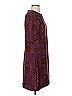 Taylor Print Burgundy Cocktail Dress Size 4 - photo 4