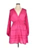Boston Proper 100% Polyester Pink Cocktail Dress Size L - photo 1