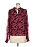 Cupcakes & Cashmere 100% Polyester Red Long Sleeve Blouse Size M - photo 1