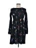 Maje Print Black Casual Dress Size Med (2) - photo 1
