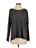 Boden 100% Cotton Gray Long Sleeve Top Size 10 - photo 1