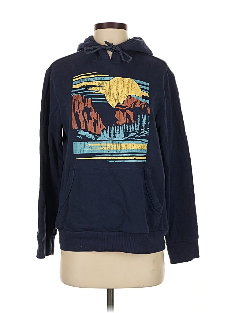 Pre-owned Sonoma Goods For Life Pullover Hoodie In Blue