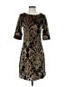 Courage. b Paisley Black Brown Cocktail Dress Size S - photo 1