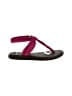 Sanuk Burgundy Pink Sandals Size 6 - photo 1