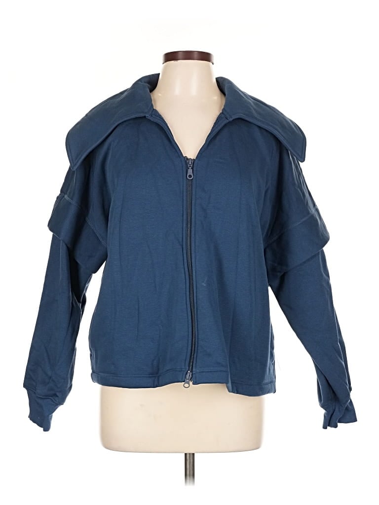 Girlfriend Collective Jacket In Blue