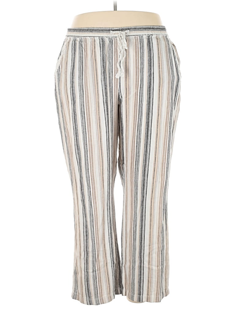 Pre-owned Maurices Linen Pants In White