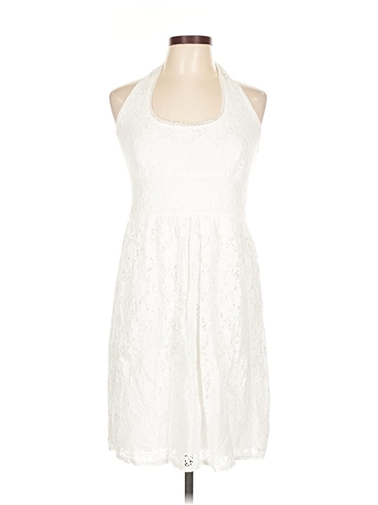 Pre-owned Laundry By Design Cocktail Dress In White