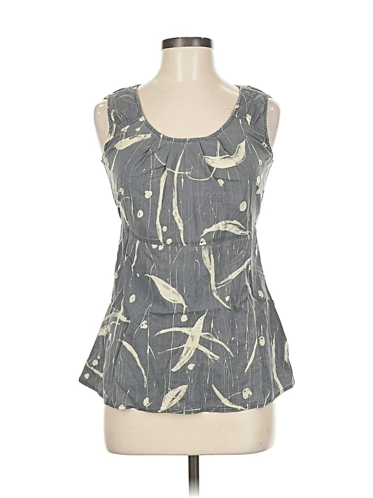 Pre-owned Simply Vera Vera Wang Sleeveless Blouse In Gray