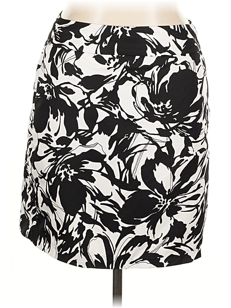 Pre-owned Ak Anne Klein Casual Skirt In Black