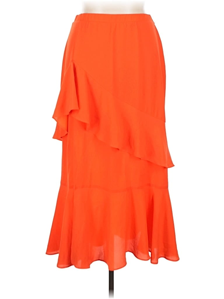 Pre-owned Show Me Your Mumu Formal Skirt In Orange