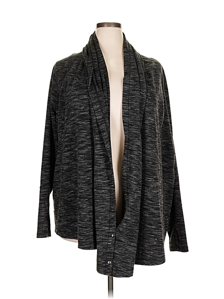 Pre-owned Zella Cardigan Sweater In Black