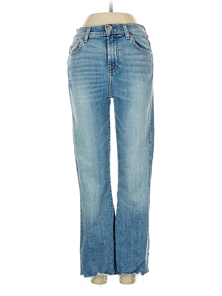 Pre-owned 7 For All Mankind Jeans In Blue