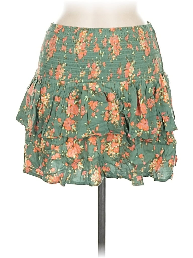 Pre-owned Aerie Casual Skirt In Green