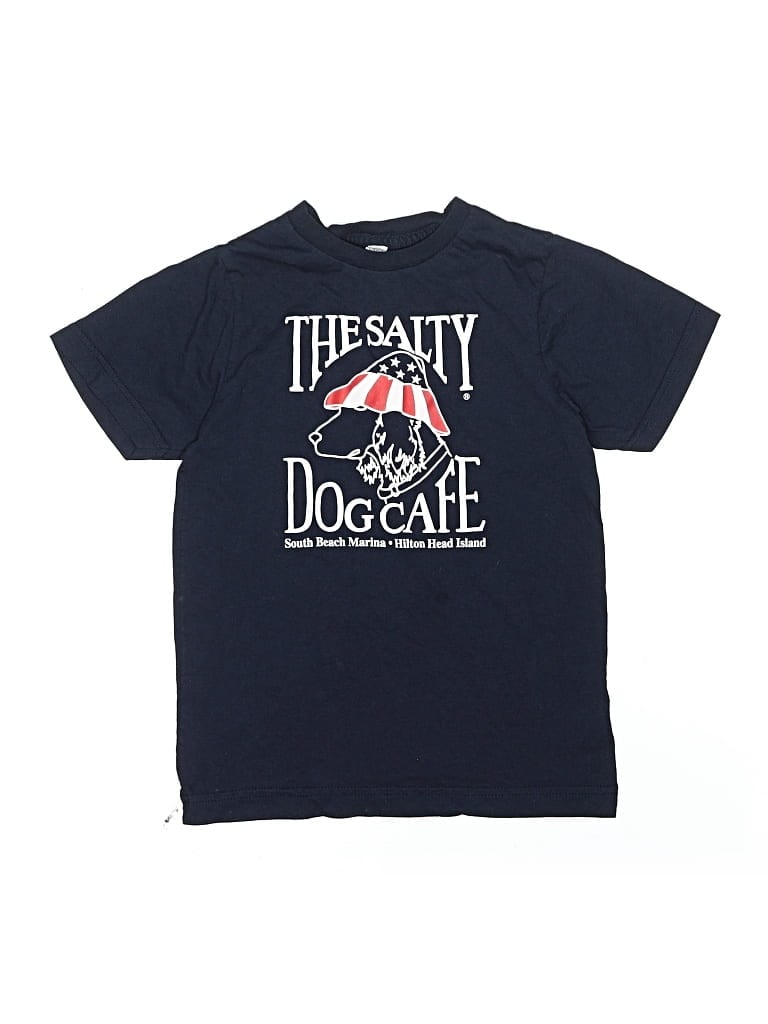 Pre-owned Lat Kids' Short Sleeve T-shirt In Blue