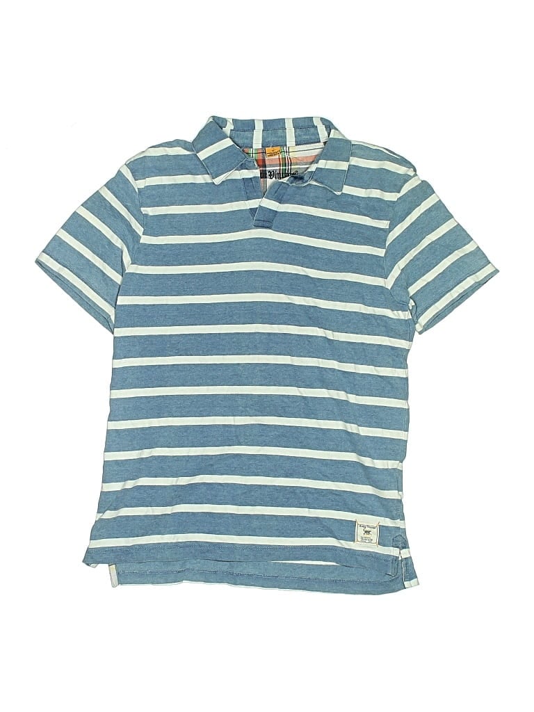 Pre-owned Tailor Vintage Kids' Short Sleeve Polo Shirt In Blue