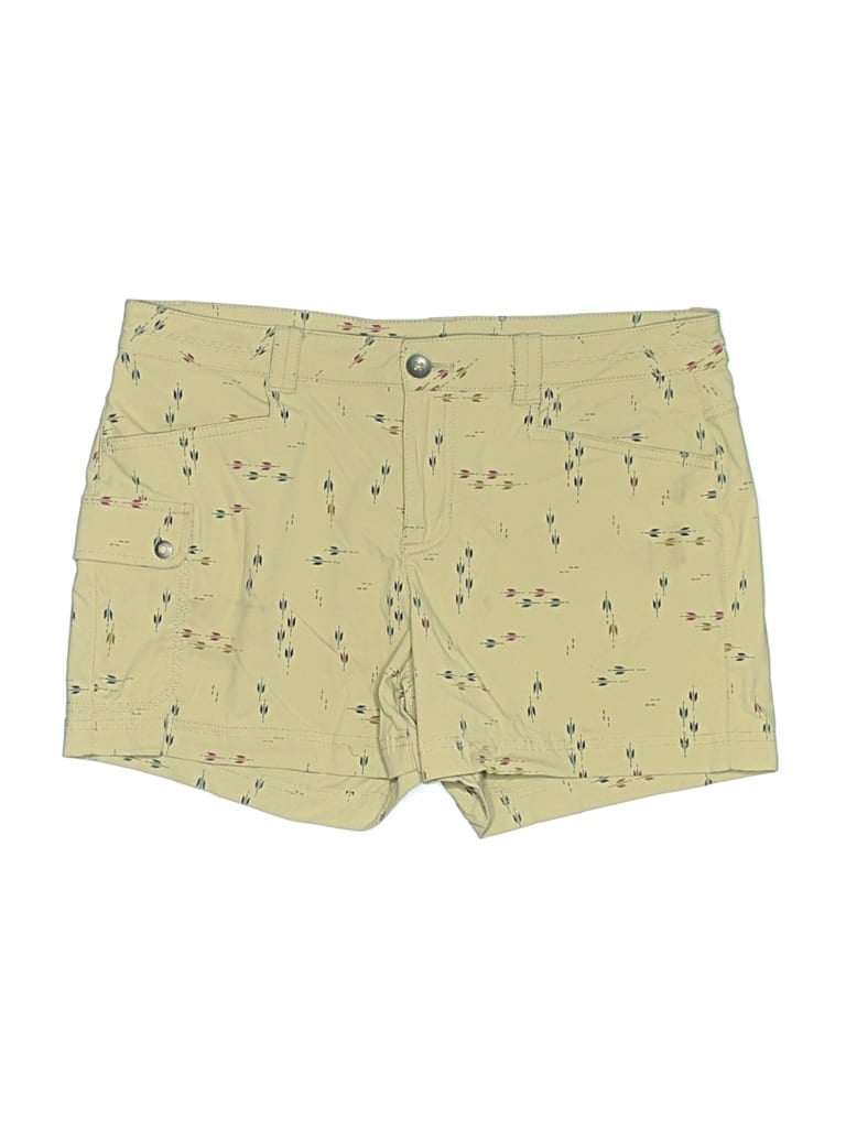 Pre-owned Eddie Bauer Cargo Shorts In Yellow