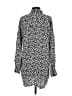 IRO 100% Rayon Animal Print Silver Long Sleeve Blouse Size EU (FR) 36 / US 4 - photo 2