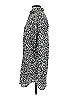 IRO 100% Rayon Animal Print Silver Long Sleeve Blouse Size EU (FR) 36 / US 4 - photo 5