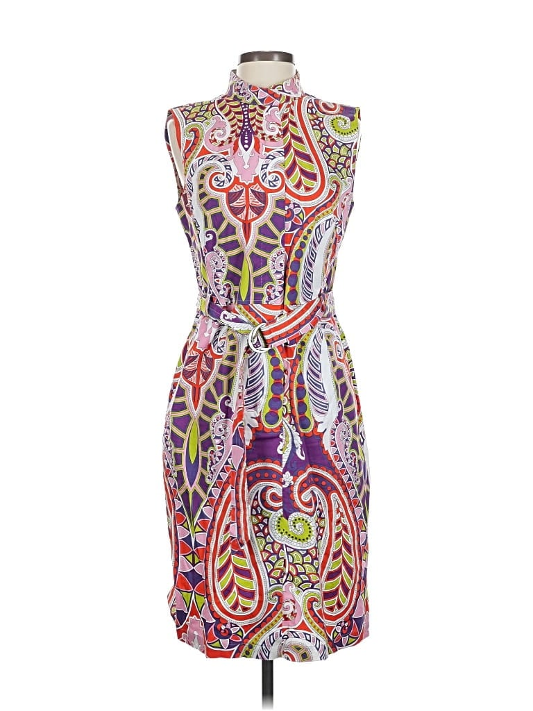 Pre-owned Lafayette 148 Cocktail Dress In Purple