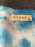 Stark X 100% Cotton Tie-dye Blue 3/4 Sleeve Blouse Size L - photo 6