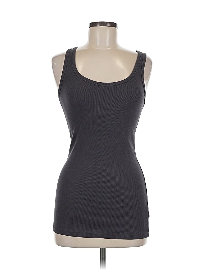 Pre-owned Gap Tank Top Gray Strapless Neckline Tops