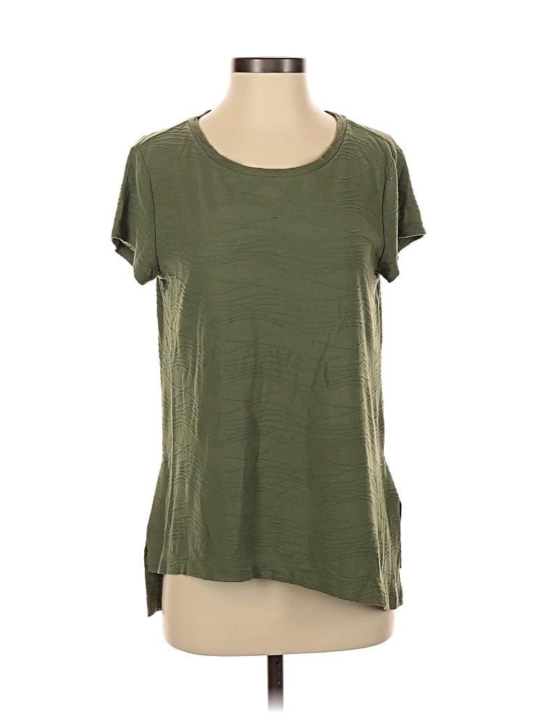 Pre-owned Simply Vera Vera Wang Short Sleeve T-shirt In Green