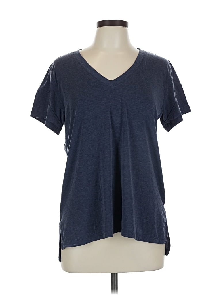 Pre-owned Zella Short Sleeve T-shirt In Blue