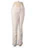 Ann Taylor Stripes Ivory Linen Pants Size 6 - photo 1