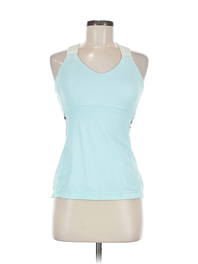 Pre-owned Lululemon Athletica Active Tank Top In Blue