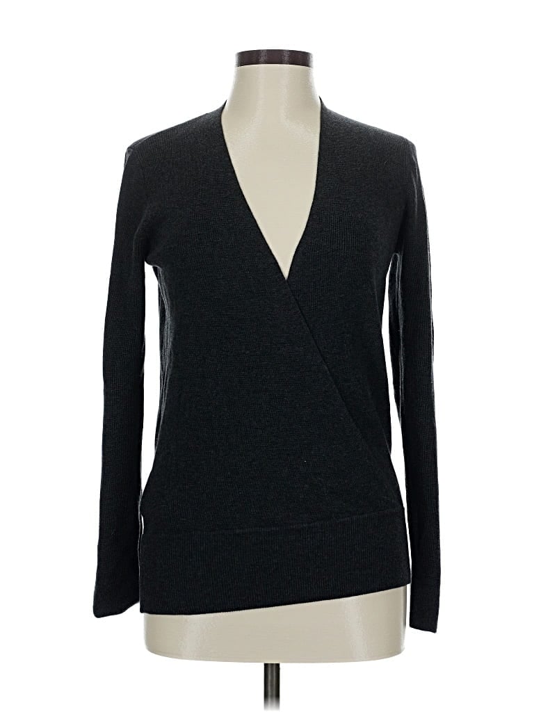 Pre-owned Ann Taylor Cardigan Sweater In Black