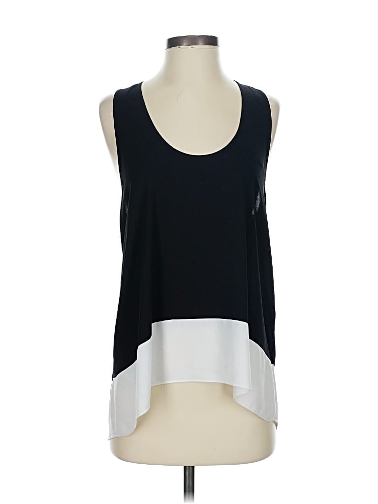 Pre-owned Bcbgmaxazria Sleeveless Blouse In Black