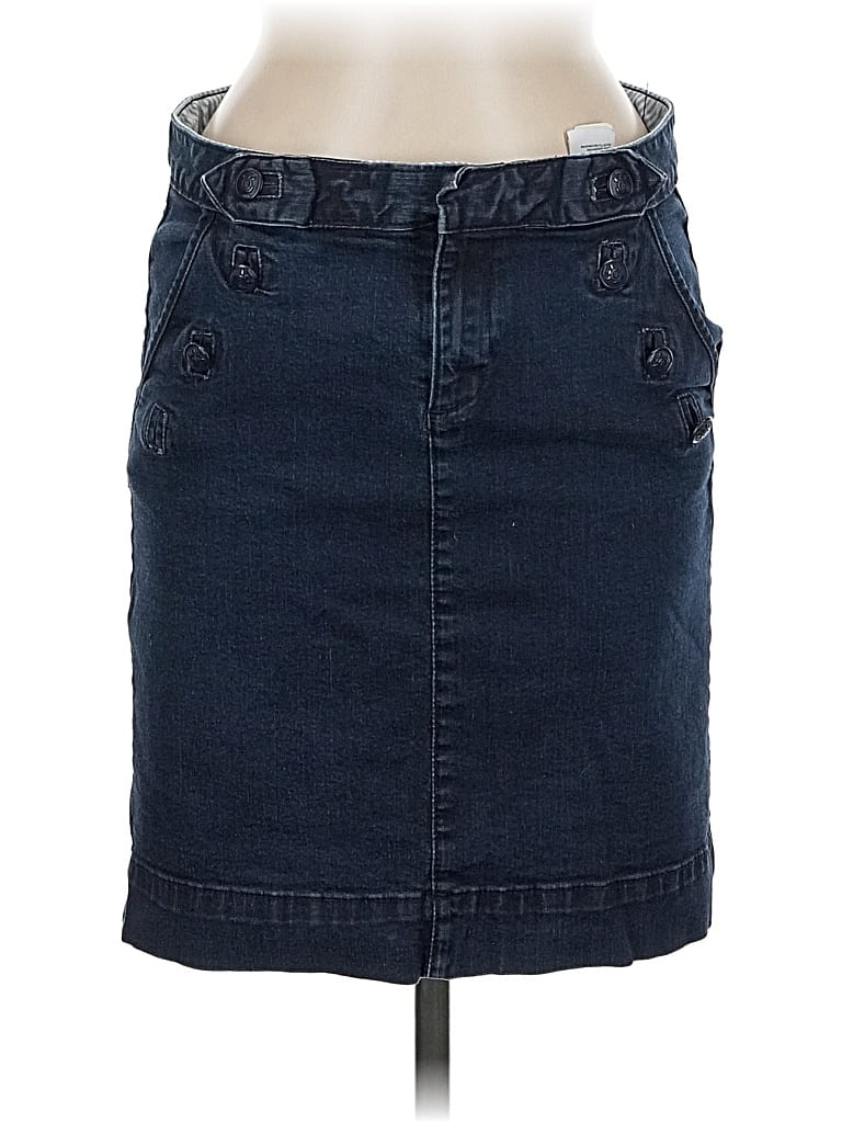 Pre-owned Tommy Hilfiger Denim Skirt In Blue